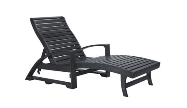 L38 Chaise Lounger (with Wheels)